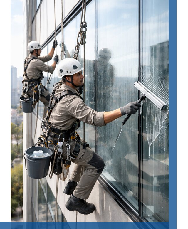 Мойка окон альпинистами в Вольске от 4557 р. | ВЫСОТНИК-Вль