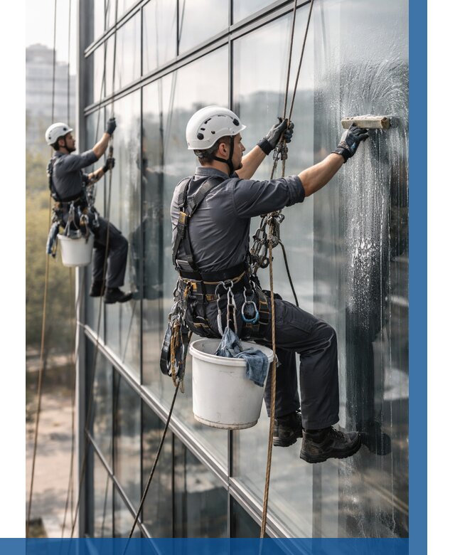 Мойка сплошного остекления в Вольске, заказать от 304 р.| ВЫСОТНИК-Вль