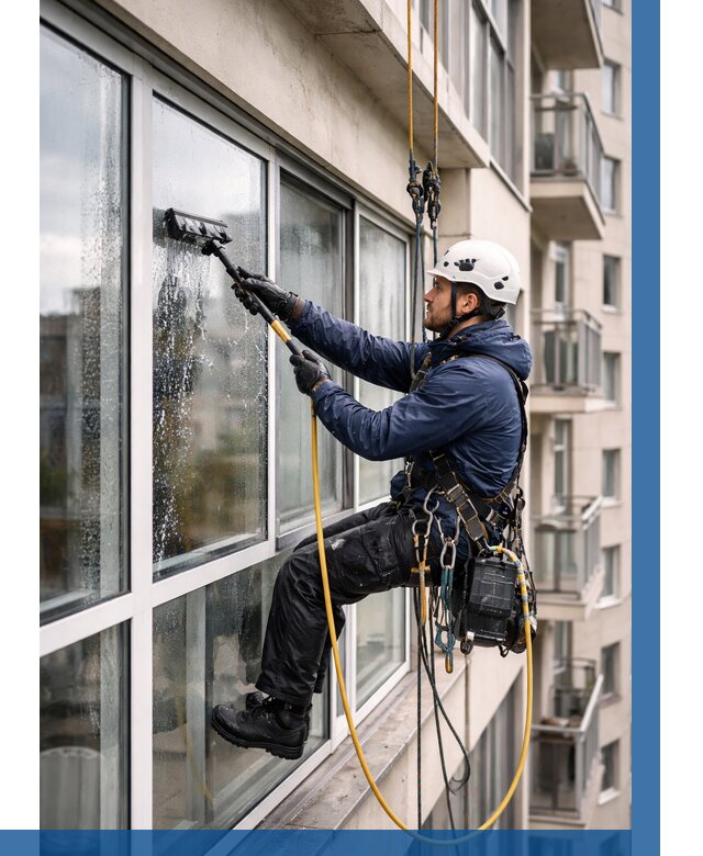 Мойка балконного остекления в Вольске от 3544 р. | ВЫСОТНИК-Вль