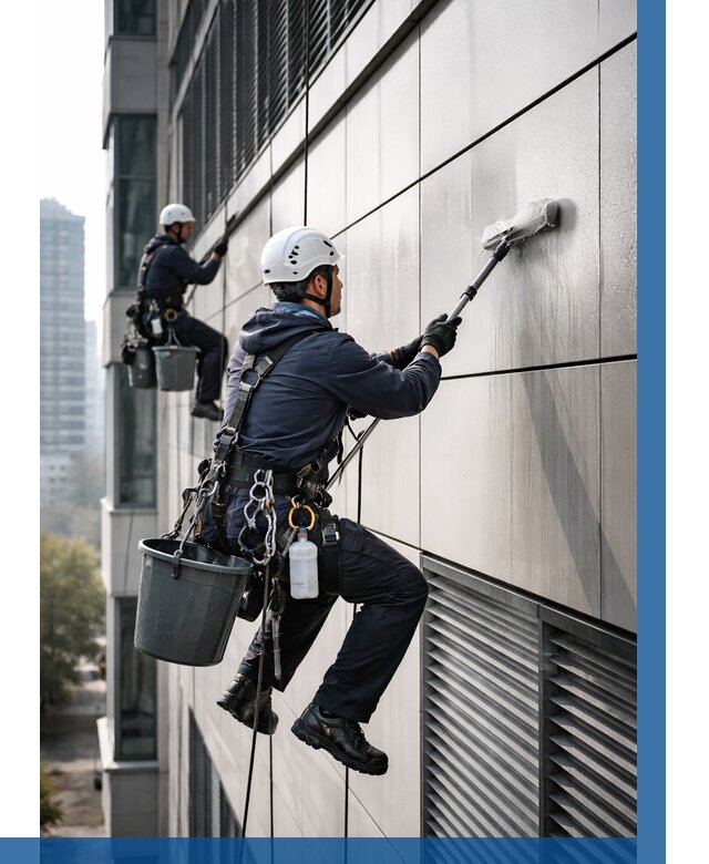 Мойка вентилируемого фасада в Вольске от 253 р. | ВЫСОТНИК-Вль