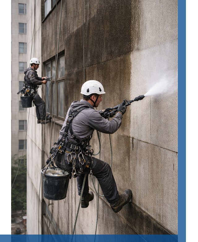 Очистка фасада от копоти в Вольске от 253 р. | ВЫСОТНИК-Вль