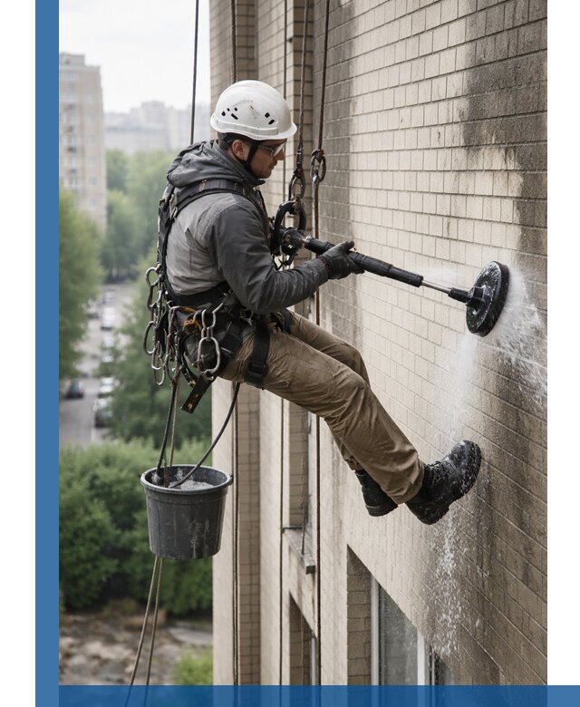 Очистка фасада от копоти в Вольске профессионально и безопасно