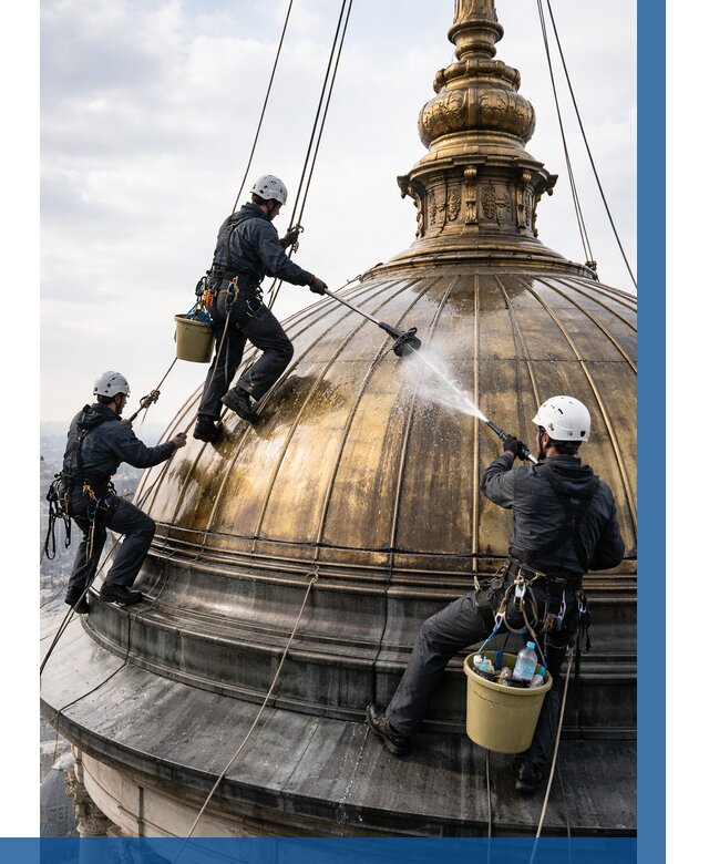 Мойка куполов и шпилей в Вольске от 8102 р. - заказать | ВЫСОТНИК-Вль