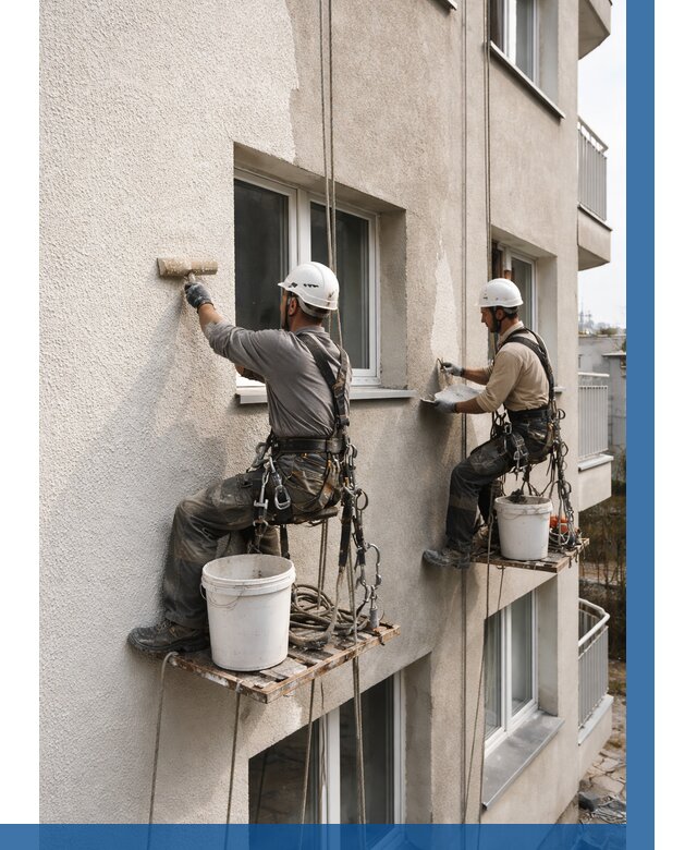 Нанесение короеда на фасад в Вольске от 456 р. | ВЫСОТНИК-Вль