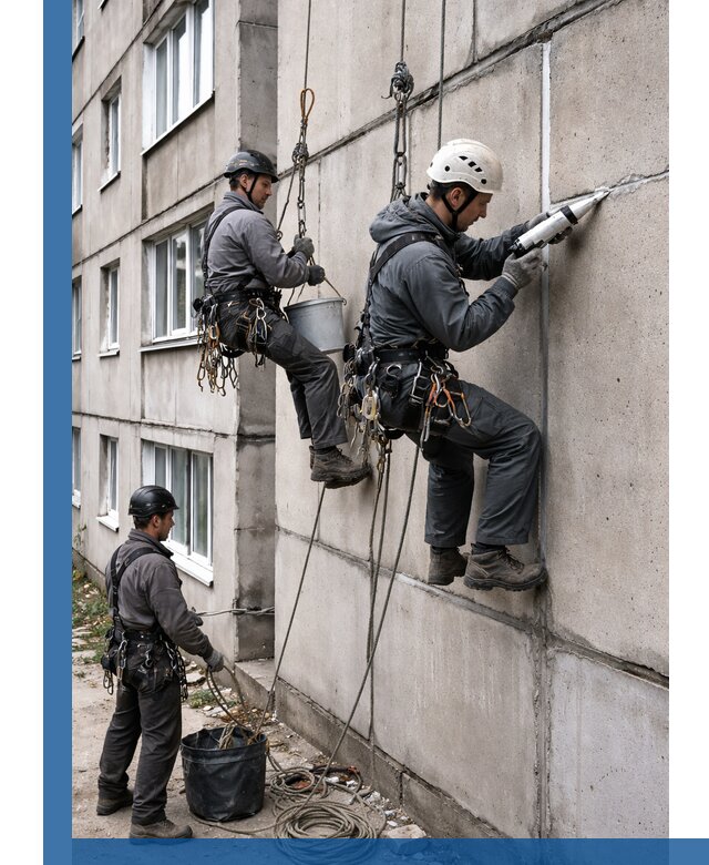 Герметизация межпанельных швов в Вольске с гарантией герметичности