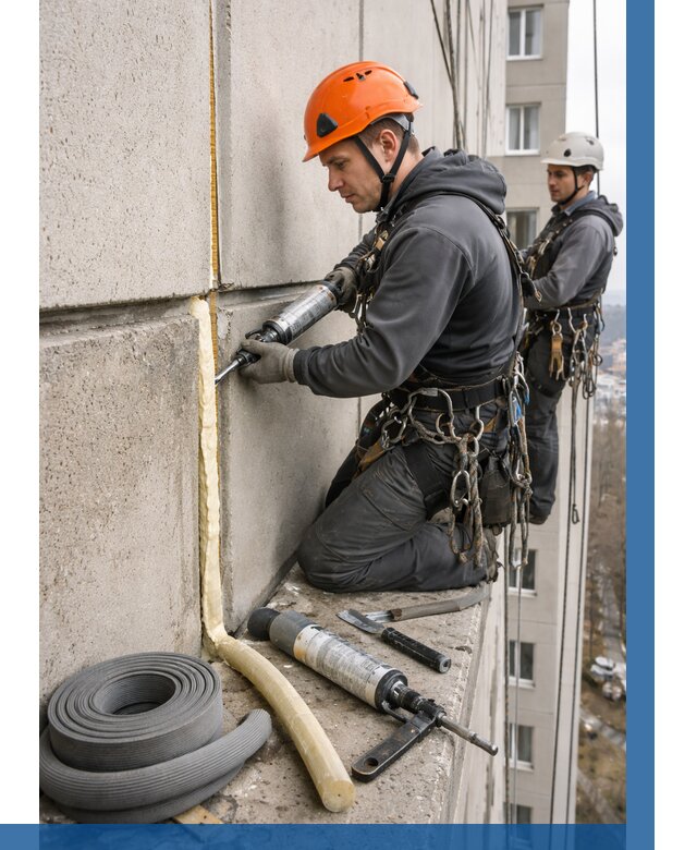 Теплый шов межпанельные швы в Вольске от 709 р. | ВЫСОТНИК-Вль