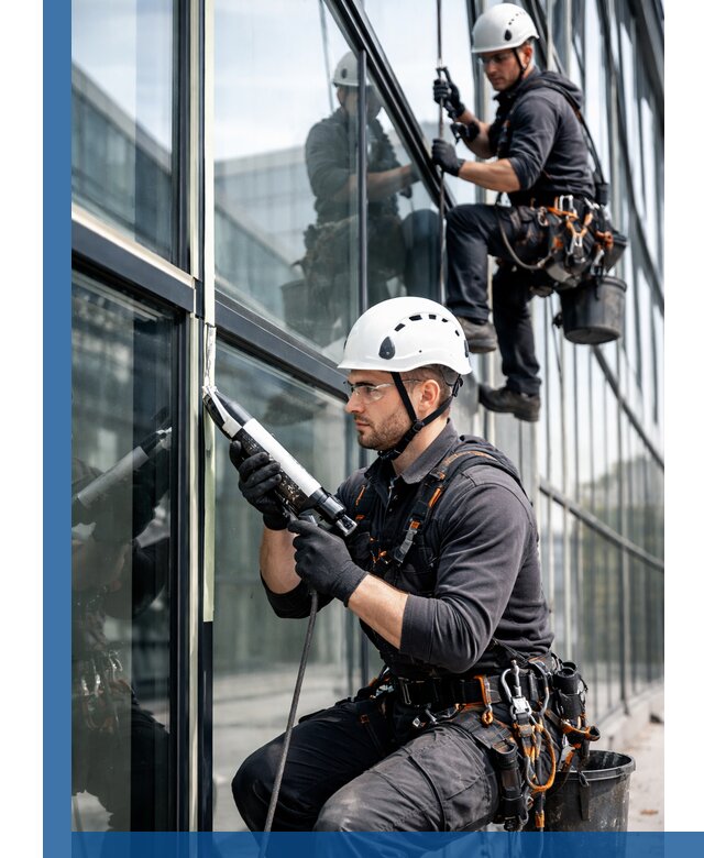 Герметизация витражных швов в Вольске для зданий и фасадов