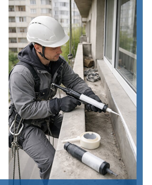 Герметизация швов лоджии в Вольске от 4557 р. | ВЫСОТНИК-Вль