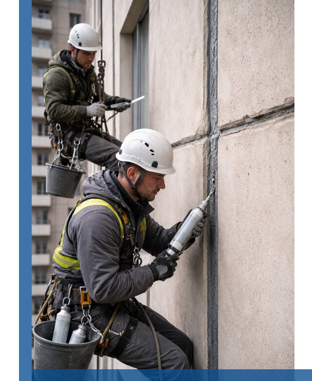 Герметизация деформационных швов фасада в Вольске качественно