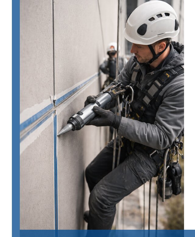 Герметизация стыков фасадных панелей в Вольске качественно и быстро