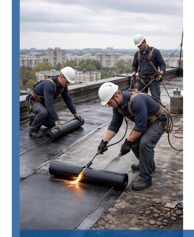 Ремонт наплавляемой кровли в Вольске качественно и надежно