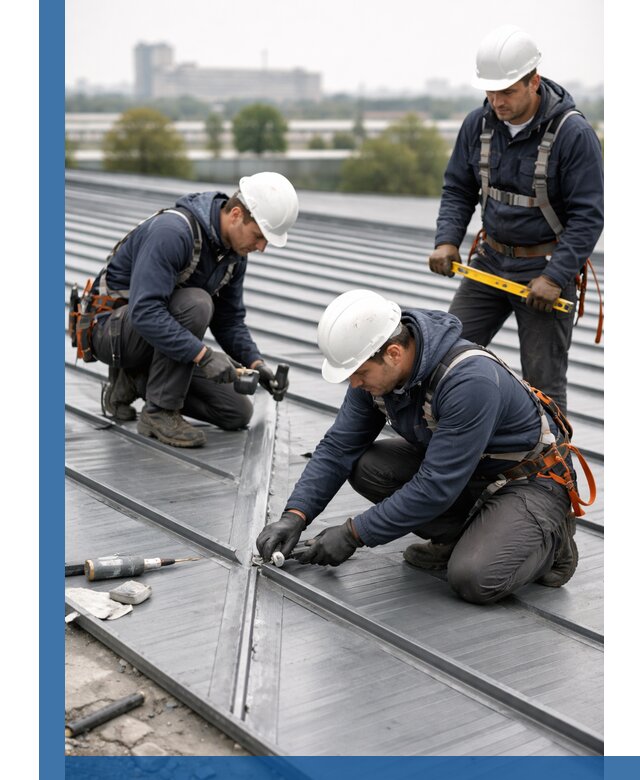 Ремонт фальцевой кровли в Вольске срочно и качественно