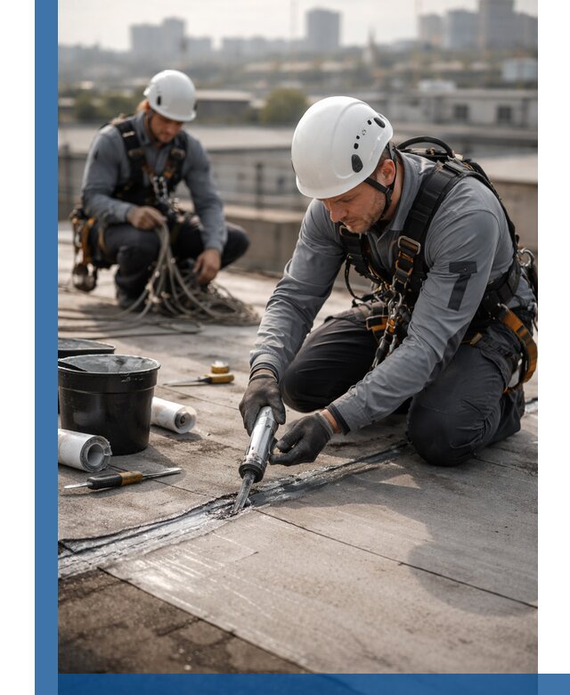 Аварийное и капитальное устранение протечек кровли в Вольске