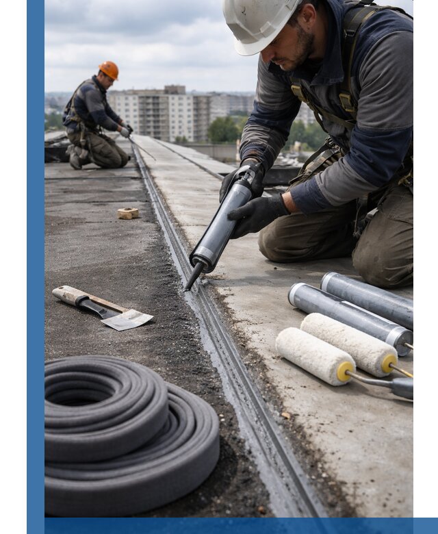 Герметизация швов кровли в Вольске с гарантией герметичности