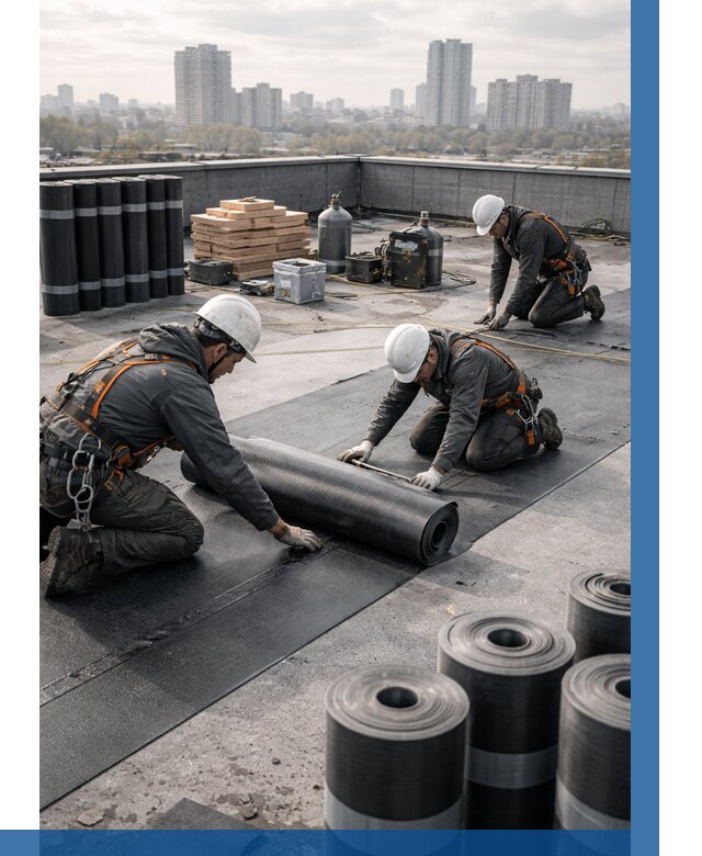 Монтаж мягкой кровли под ключ в Вольске от 456 р. | ВЫСОТНИК-Вль