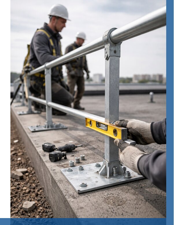 Монтаж кровельного ограждения в Вольске от 1215 р. | ВЫСОТНИК-Вль