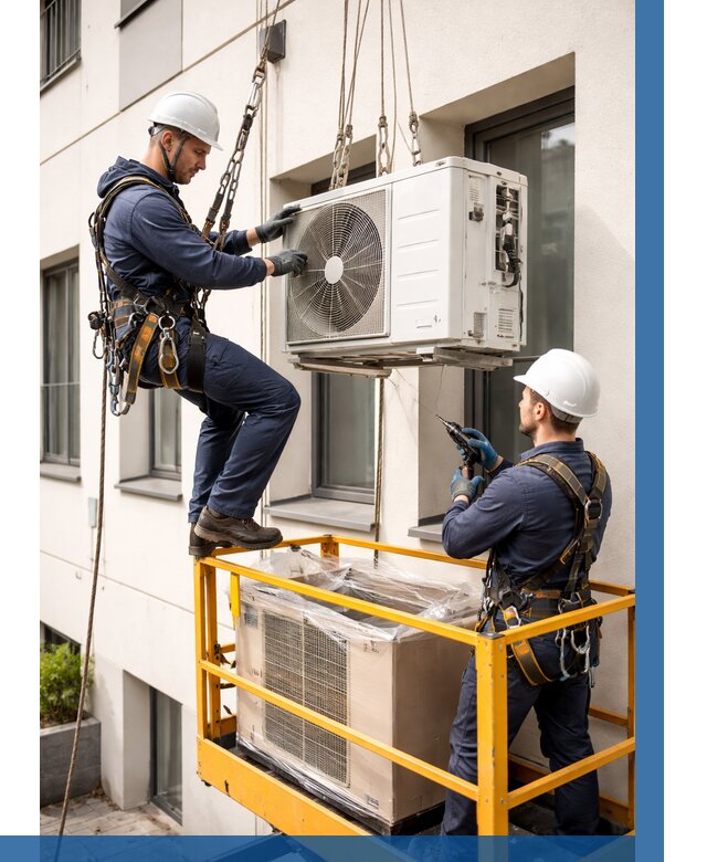 Демонтаж внешнего блока кондиционера в Вольске от 3544 р. | ВЫСОТНИК-Вль