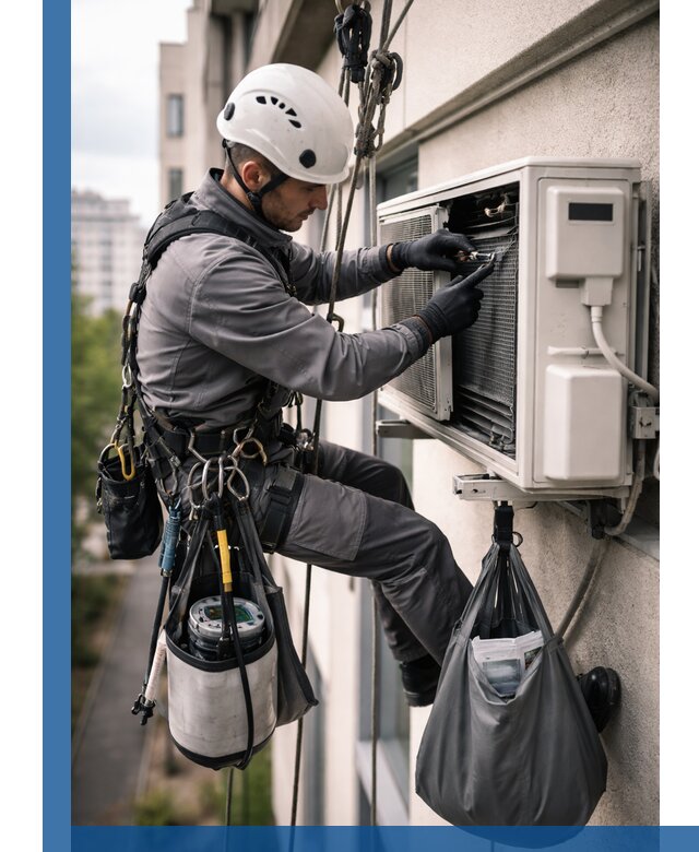 Обслуживание внешнего блока кондиционера в Вольске профессионально