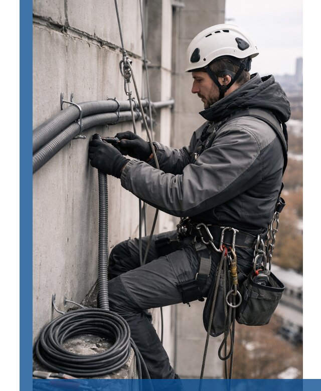 Профессиональный монтаж гофры для кабеля в Вольске с гарантией