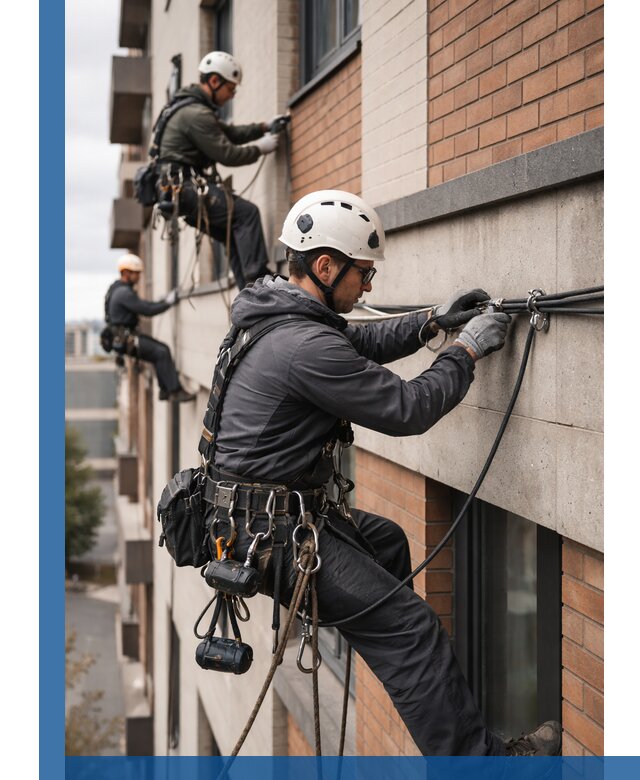 Крепление кабеля на фасаде монтаж и крепеж в Вольске