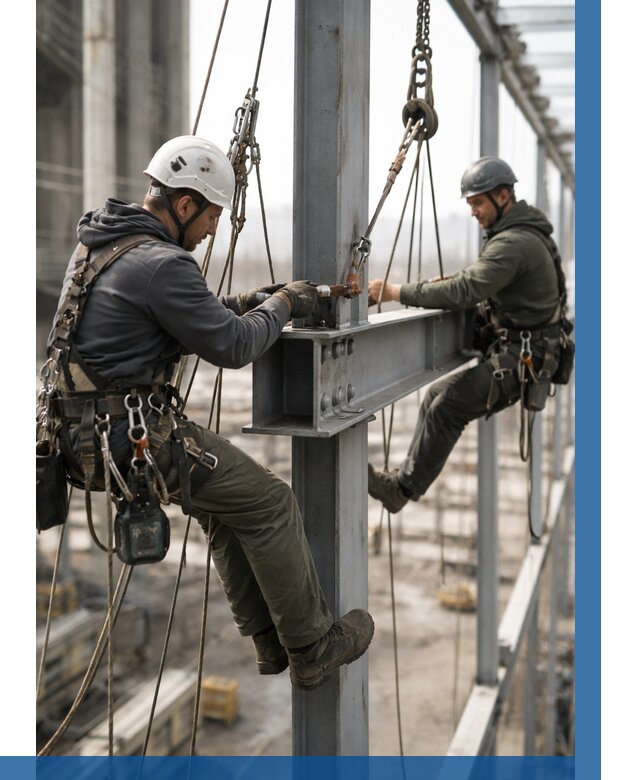 Монтаж металлоконструкций на высоте в Вольске от 3544 р. | ВЫСОТНИК-Вль