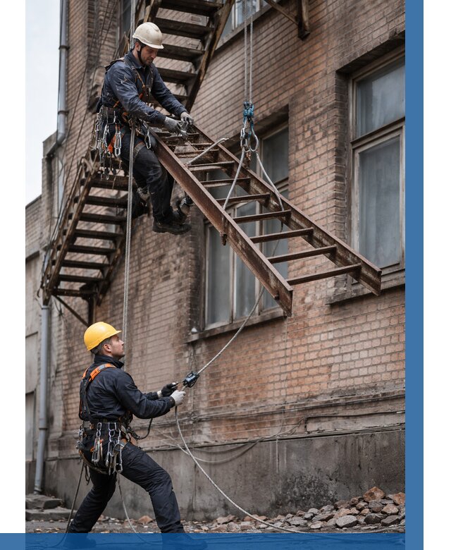 Демонтаж пожарной лестницы в Вольске от 12152 р. | ВЫСОТНИК-Вль