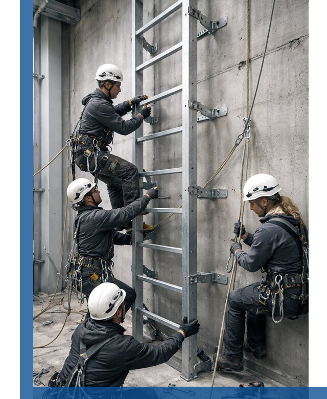 Монтаж металлических лестниц в Вольске под ключ со гарантией