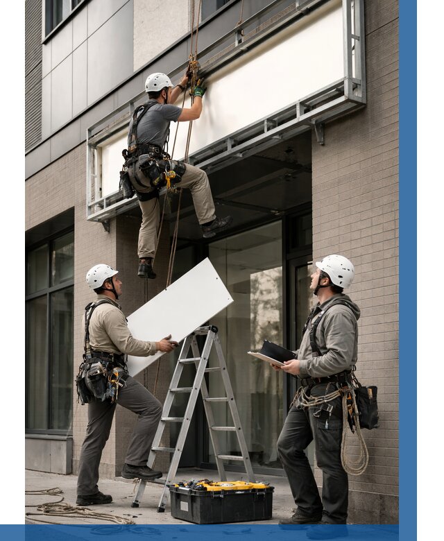 Монтаж светового короба в Вольске от 6583 р. | ВЫСОТНИК-Вль