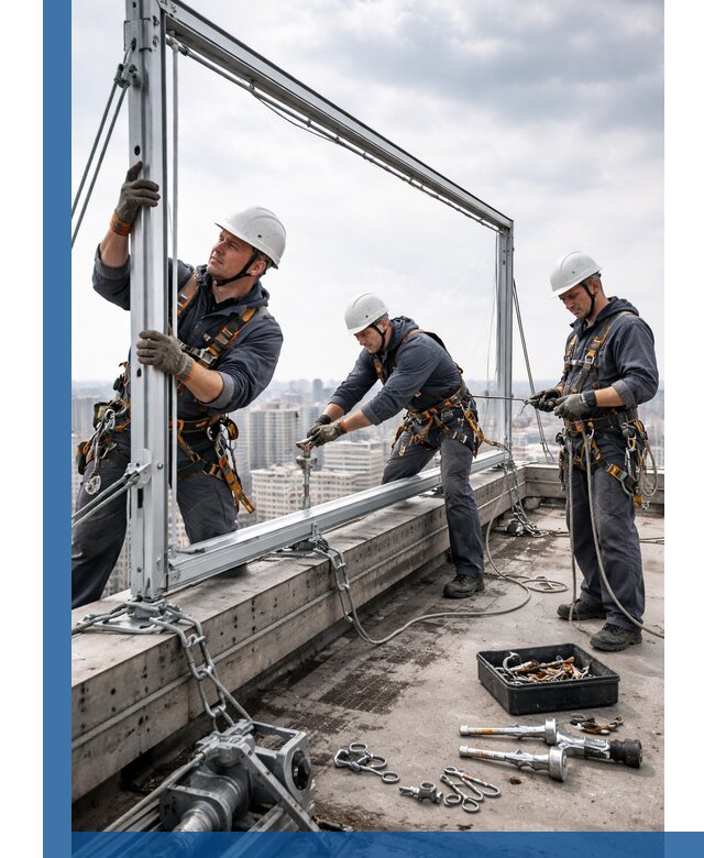 Монтаж крышных рекламных конструкций под ключ в Вольске