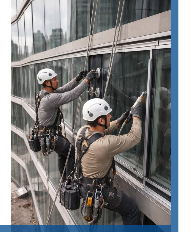 Радиусное остекление фасада в Вольске от 12152 р. | ВЫСОТНИК-Вль