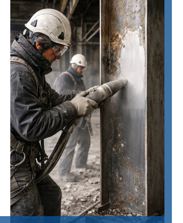 Удаление старой краски с металла в Вольске от 456 р. | ВЫСОТНИК-Вль