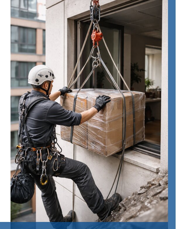 Подъем груза через окно в Вольске от 4557 р. | ВЫСОТНИК-Вль