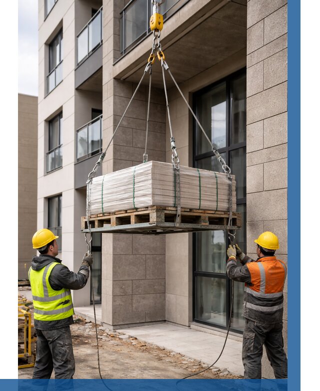 Подъем керамогранита на этаж в Вольске от 3544 р. | ВЫСОТНИК-Вль