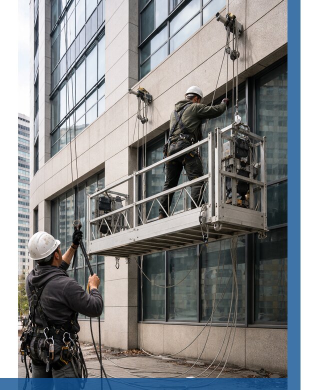 Монтаж и подъем фасадной люльки в Вольске от 12152 р. | ВЫСОТНИК-Вль