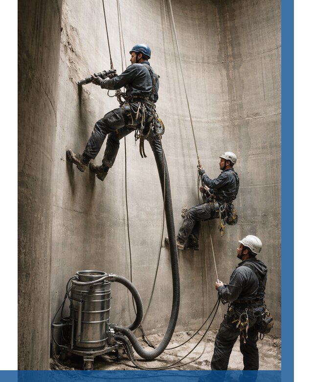 Зачистка силосов в Вольске от 4557 р. Договор и смета ВЫСОТНИК-Вль