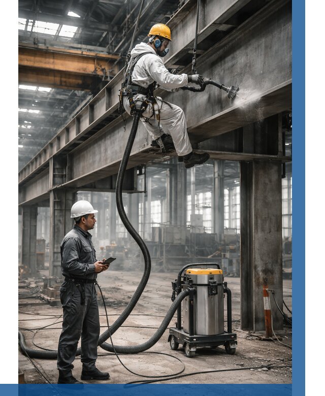 Обеспыливание конструкций в цехе в Вольске от 4253 р. | ВЫСОТНИК-Вль