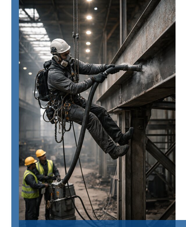 Обеспыливание конструкций в цехах промышленного производства в Вольске