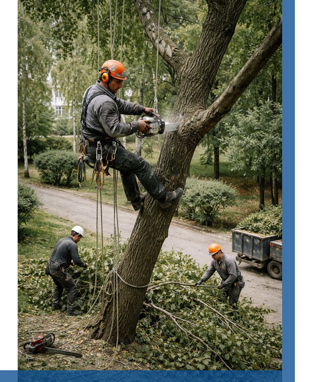 Кронирование деревьев в Вольске от 6583 р. | ВЫСОТНИК-Вль