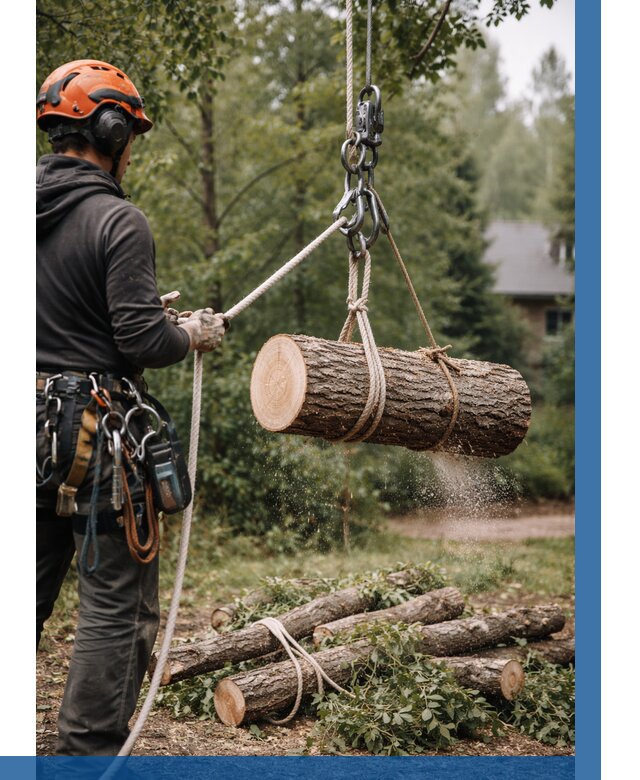 Валка деревьев частями в Вольске от 7595 р. | ВЫСОТНИК-Вль