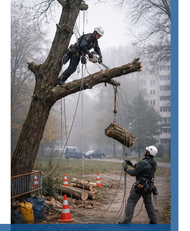 Удаление аварийных деревьев в Вольске от 15191 р. | ВЫСОТНИК-Вль