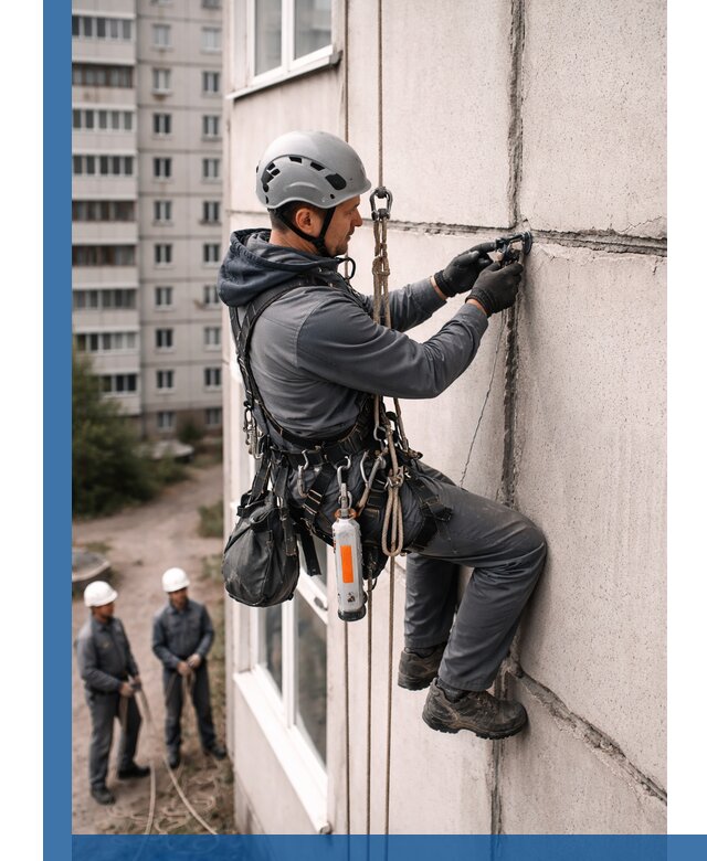 Обследование межпанельных швов и герметизация в Вольске